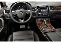 Volkswagen Touareg 2011-2017 Súprava obloženia palubnej dosky interiéru 3D Dekor 35 dielov - 1