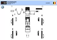 Volkswagen Touareg 2011-2017 Súprava obloženia palubnej dosky interiéru 3D Dekor 35 dielov - 1