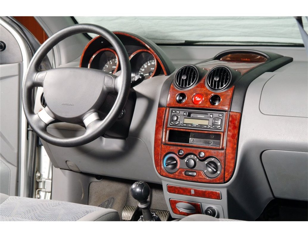 Volkswagen Golf V Jetta 10.03 - 10.08 automatic AC Habillage Décoration de Tableau de Bord 3-Pièce