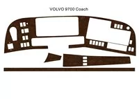 Volvo 9700 Bus Coach 2013 3D súprava obloženia palubnej dosky interiéru 4-dielna súprava obloženia palubnej dosky - 1 Volvo 9700 Bus Coach 2013 3D súprava obloženia palubnej dosky interiéru 4-dielna súprava obloženia palubnej dosky - 1