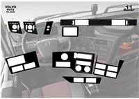 Volvo FH verzia 5 ab 2020 3D súprava obloženia palubnej dosky interiéru 11-dielna súprava obloženia palubnej dosky - 1 Volvo FH verzia 5 ab 2020 3D súprava obloženia palubnej dosky interiéru 11-dielna súprava obloženia palubnej dosky - 1