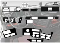 Volvo FH Verzia 5 ab 2020 XL XXL 3D Súprava obloženia palubnej dosky interiéru Dekorácia palubnej dosky 23 dielov - 1 Volvo FH Verzia 5 ab 2020 XL XXL 3D Súprava obloženia palubnej dosky interiéru Dekorácia palubnej dosky 23 dielov - 1