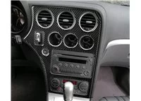 Alfa Romeo 159 2005-2011 Súprava 3D obloženia palubnej dosky interiéru Dekorácia palubnej dosky 27 dielov - 5 Alfa Romeo 159 2005-2011 Súprava 3D obloženia palubnej dosky interiéru Dekorácia palubnej dosky 27 dielov - 5