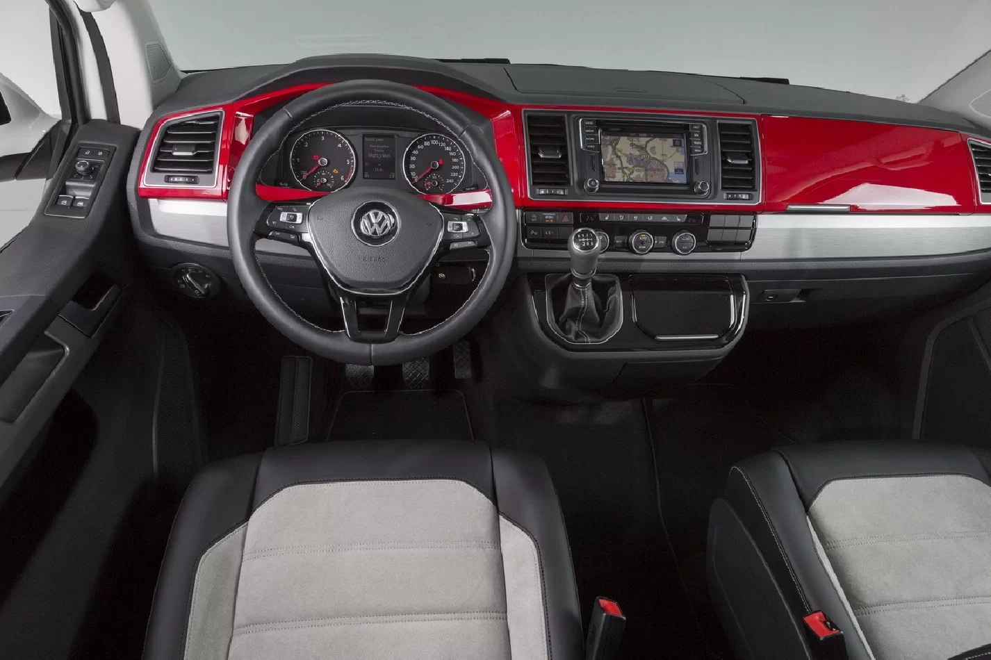 Volkswagen Transporter T6 2016 3D súprava obloženia palubnej dosky interiéru Dekorácia palubnej dosky 20 dielov - 1