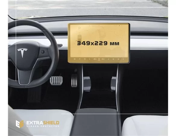 Tesla Model 3 2017 – Predstavte multimediálnu 15-palcovú ochranu obrazovky ExtraShield - 1