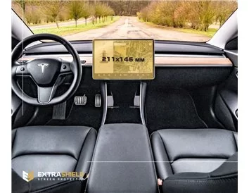 Tesla Model S 2021 - darček ExtraShield chránič obrazovky zadnej klimatizácie - 1