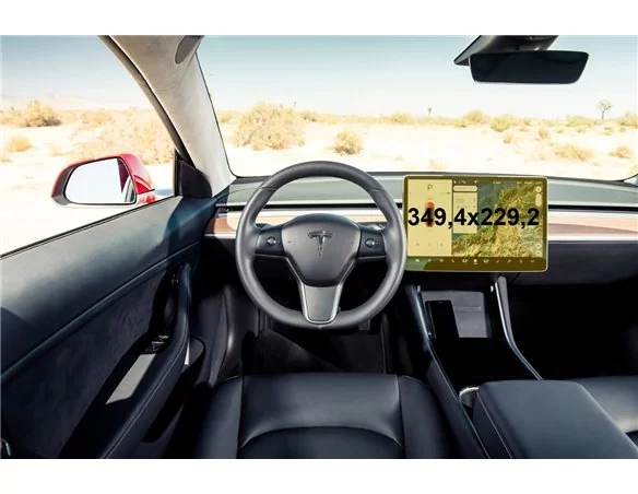 Tesla Model Y 2019 – Predstavte multimediálnu 15-palcovú ochranu obrazovky ExtraShield - 1