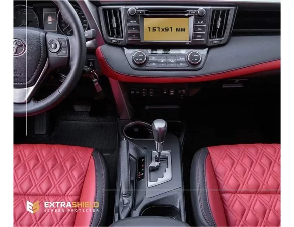 Toyota RAV4 2018 - Súčasná multimediálna 6,5" ochrana obrazovky ExtraShield - 1