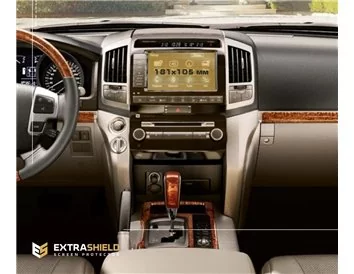 Toyota Land Cruiser 200 2015 – súčasná multimediálna 9-palcová ochrana obrazovky ExtraShield - 1