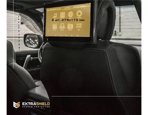 Toyota Land Cruiser 200 2015 - Present Passenger Monitors, 2 ks. ExtraShield ochrana obrazovky - 1
