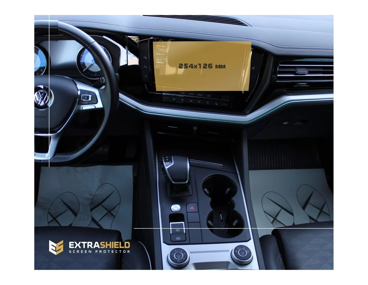 Volkswagen Touareg (CR) 2018 - Predstavte multimediálnu 9" ochranu displeja ExtraShield - 1