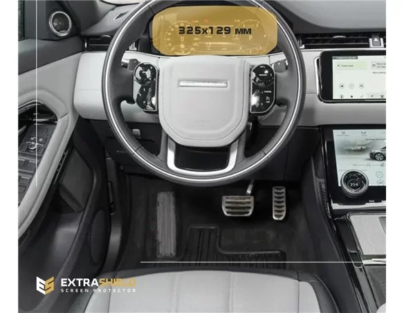 Land Rover RR Evoque (L551) 2020 – súčasná ochrana obrazovky digitálneho rýchlomera ExtraShield - 1