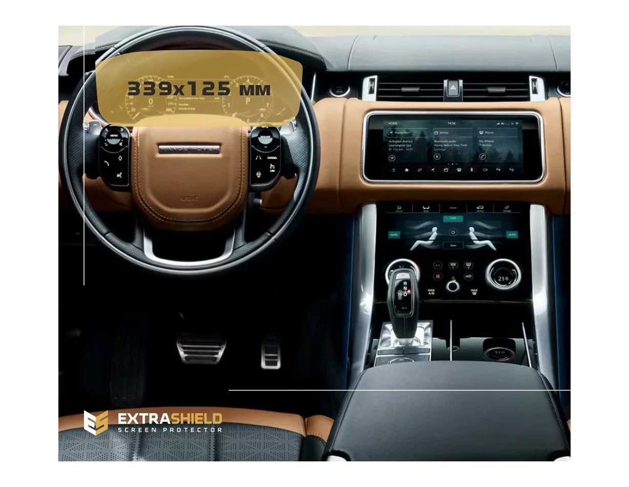 Land Rover RR Sport (L494) 2012 – súčasná ochrana obrazovky digitálneho rýchlomera ExtraShield - 1