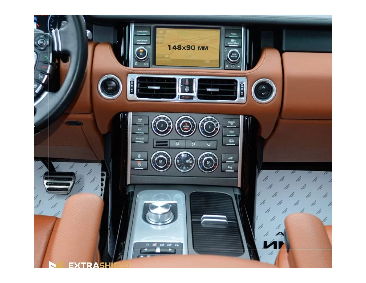 Land Rover RR Sport (L494) 2014 – 2019 Multimediálny 8-palcový chránič obrazovky ExtraShield - 1