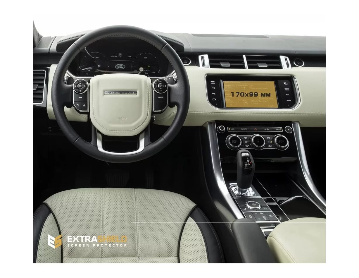 Land Rover RR Sport (L494) 2012 - 2017 Multimediálny chránič obrazovky ExtraShield - 1