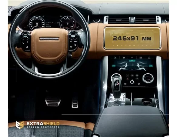 Land Rover RR Sport (L494) 2017 – súčasná multimediálna ochrana obrazovky ExtraShield - 1