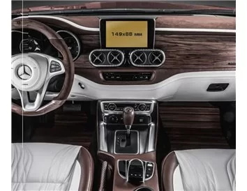 Mercedes-Benz X-class (X470) 2017 - 2020 Multimediálny 5,4" chránič obrazovky ExtraShield - 1