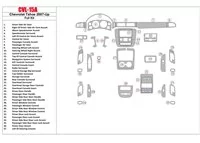 Chevrolet Tahoe 2007-UP Kompletná súprava interiéru BD Dash Trim Kit - 1 Chevrolet Tahoe 2007-UP Kompletná súprava interiéru BD Dash Trim Kit - 1