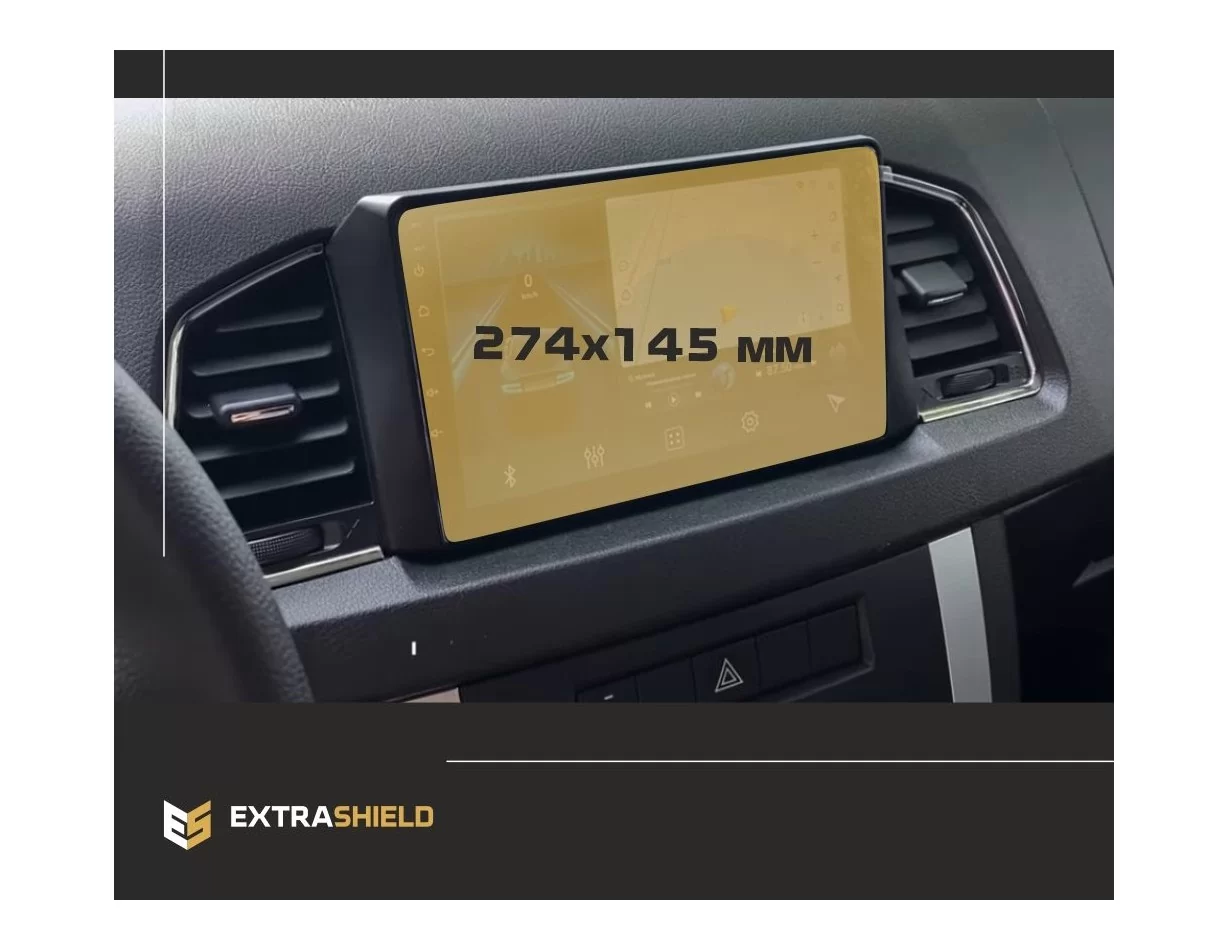 Nissan X-Trail (T32) 2018 - Súčasný ochranný kryt HeadUnit Carmedia KR-1030-T8 Nissan X-Trail 2015+ ExtraShield - 1