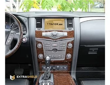 Nissan Patrol (Y62) 2010 - 2017 Multimediálny 8" chránič obrazovky ExtraShield - 1