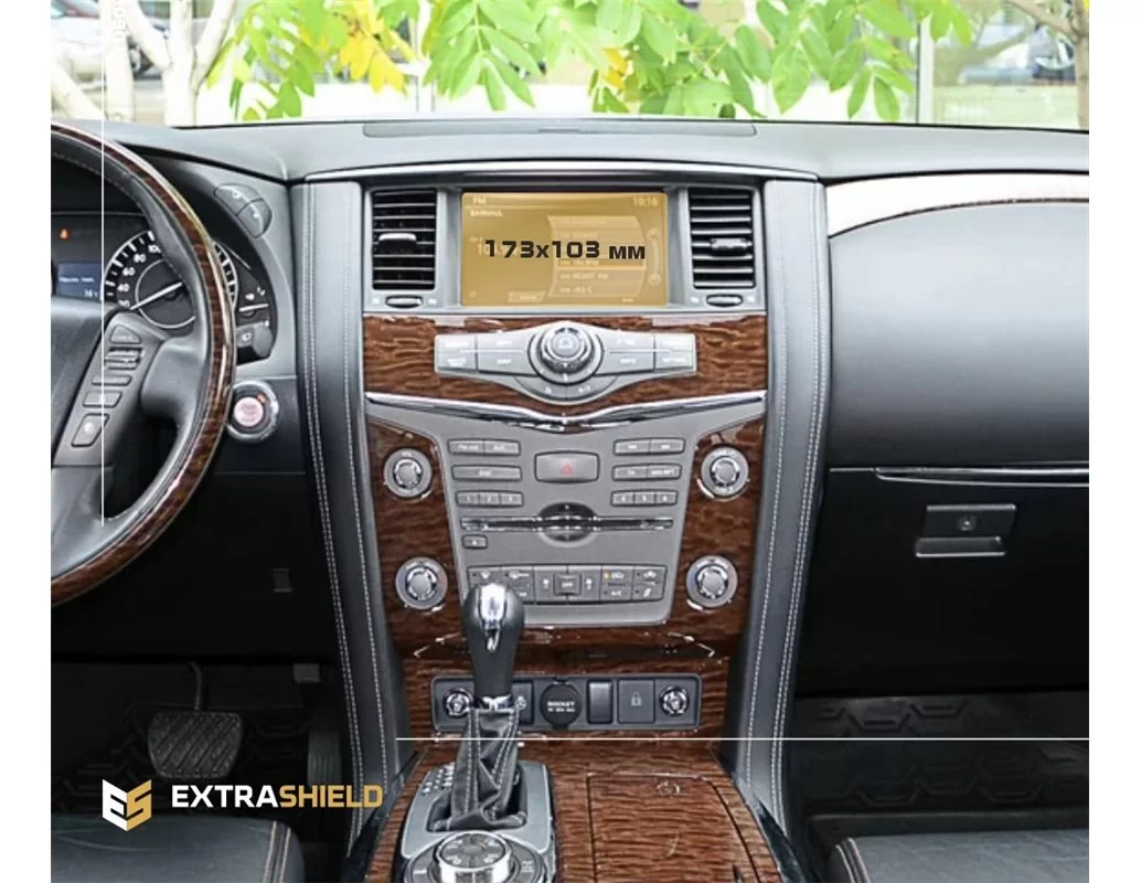 Nissan Patrol (Y62) 2010 - 2017 Multimediálny 8" chránič obrazovky ExtraShield - 1