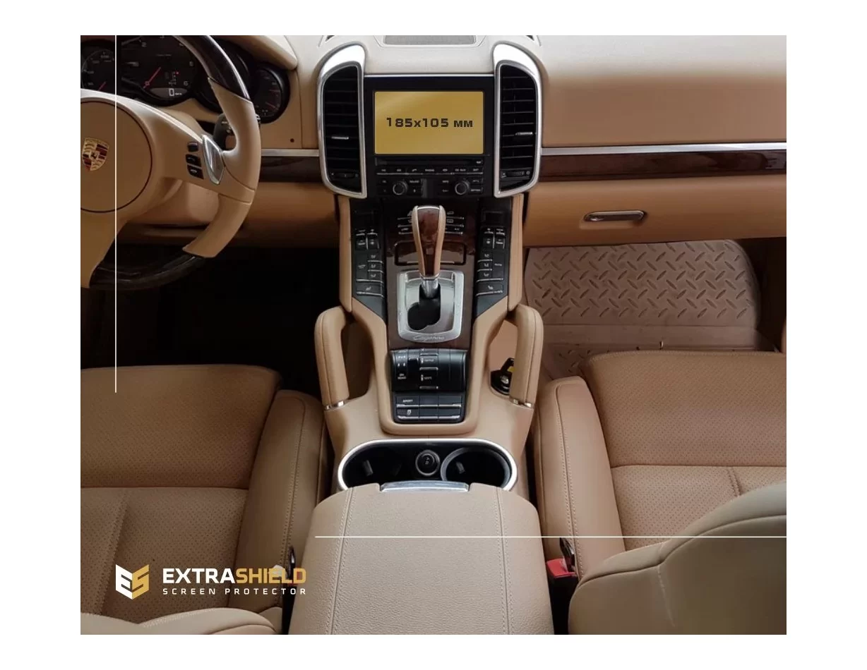 Multimediálny 8" chránič obrazovky Porsche Cayenne 2015-2018 ExtraShield - 1