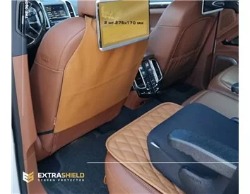 Porsche Cayenne 2017 – súčasná ochrana monitorov cestujúcich ExtraShield Screen Protector - 1