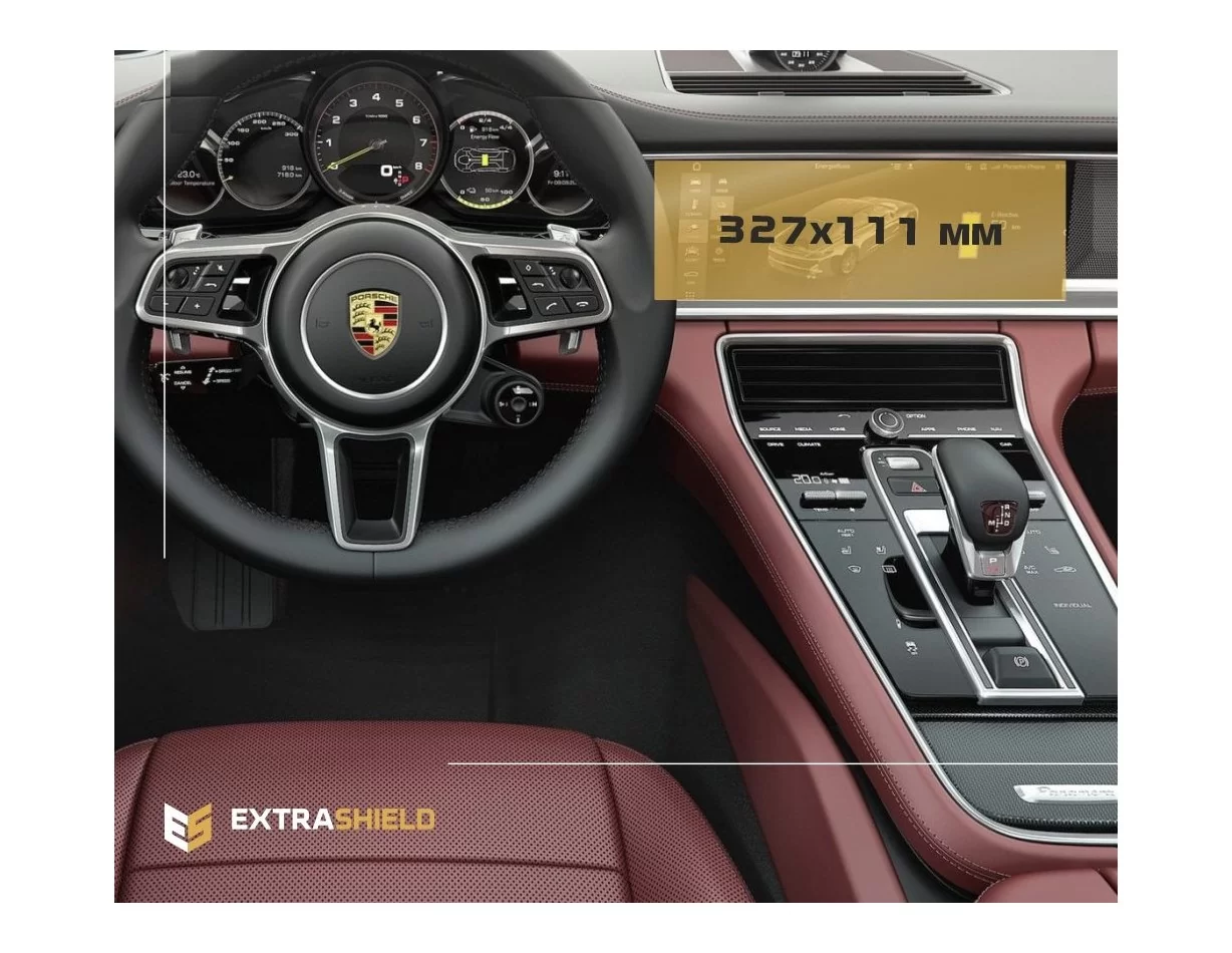 Porsche Panamera II 2017 – Predstavte multimediálnu 12-palcovú ochranu obrazovky ExtraShield - 1