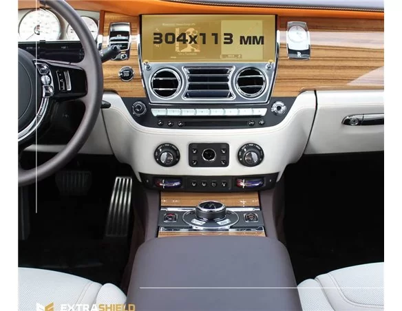 Rolls-Royce Ghost 2020 – súčasný multimediálny 8,8-palcový chránič obrazovky ExtraShield - 1