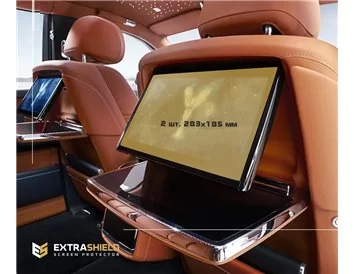 Rolls-Royce Phantom 2017 - Súčasné monitory pre cestujúcich (2ks,) 15" ExtraShield ochrana obrazovky - 1