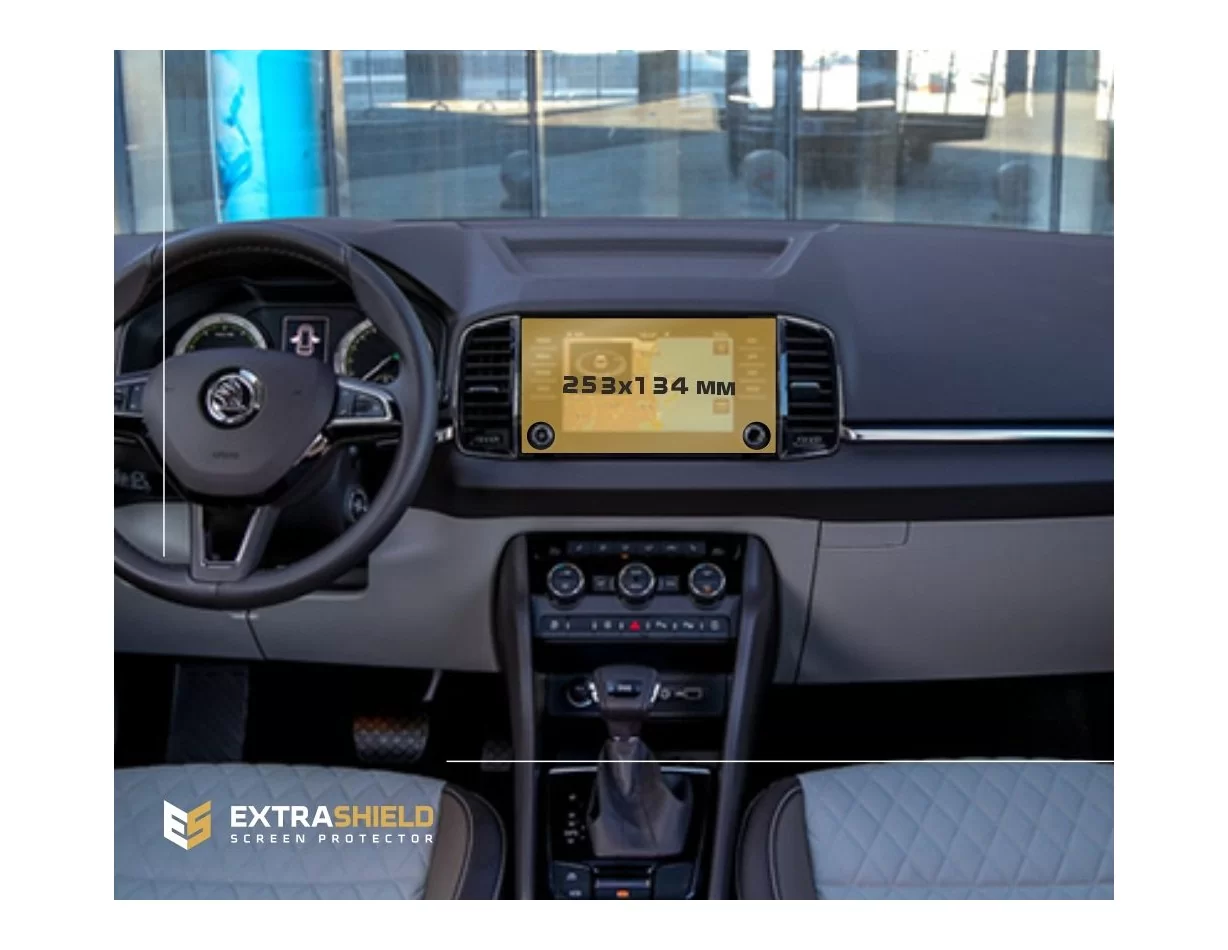 Škoda Karoq (NU7) 2016 - Predstavte multimediálny 8" chránič obrazovky Bolero ExtraShield - 1