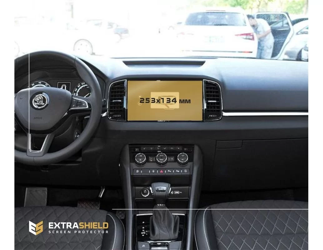 Škoda Karoq (NU7) 2016 - Súčasná ochrana displeja Multimedia Columbus 9,2" ExtraShield - 1