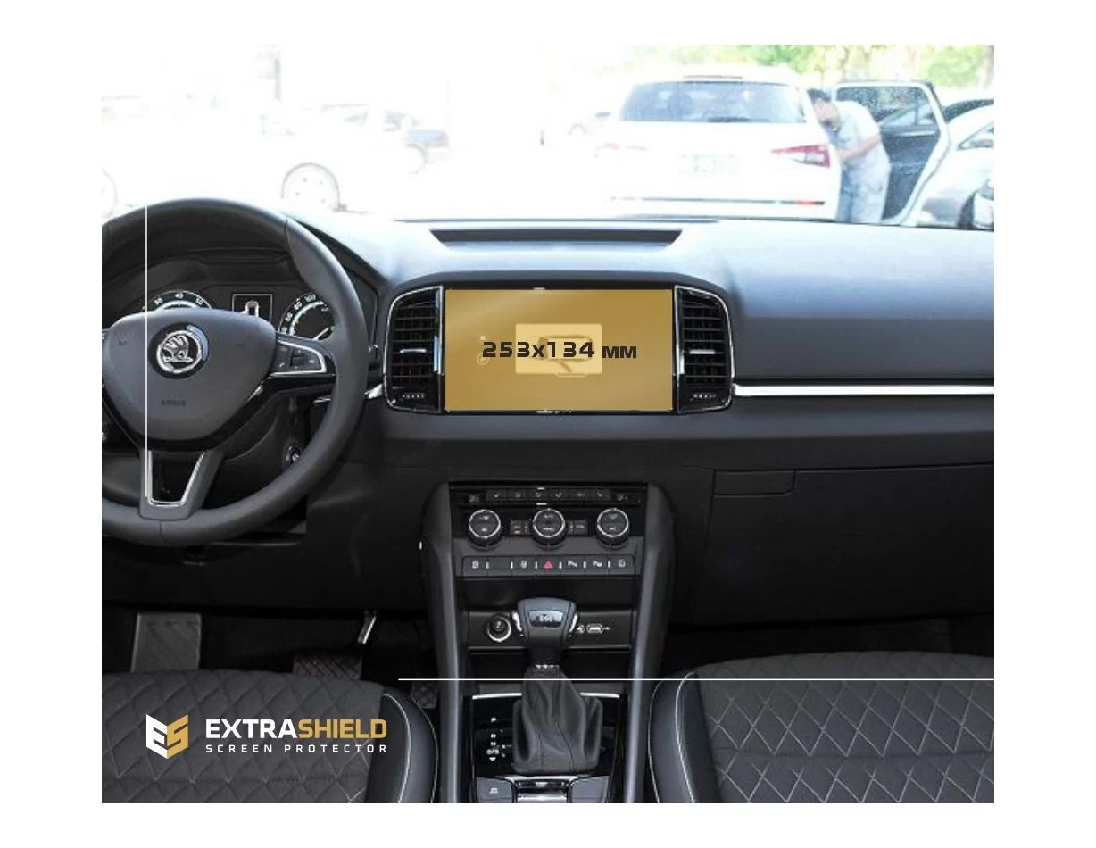Škoda Karoq (NU7) 2016 - Súčasná ochrana displeja Multimedia Columbus 9,2" ExtraShield - 1