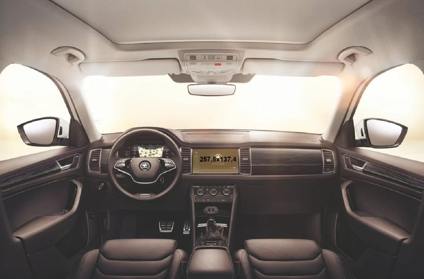 Škoda Kodiaq (NS7) 2016 - Súčasná ochrana displeja Multimedia Columbus 9,2" ExtraShield - 1