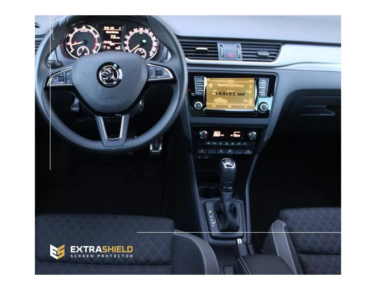 Skoda Octavia (A7) 2016 - aktuálny Multimedia Swing 6,5" ExtraShield Screen Protector - 1