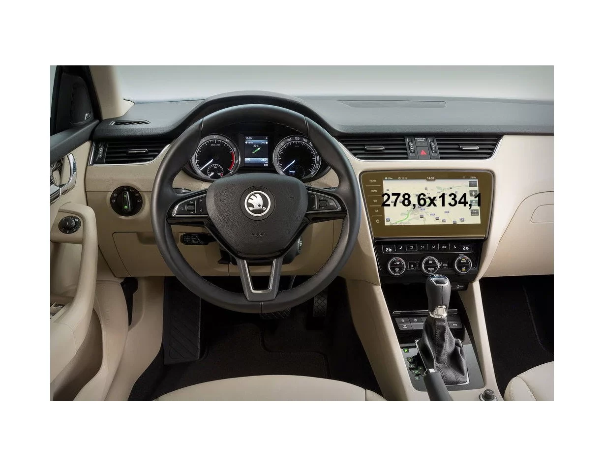 Skoda Octavia (A7) 2016 - 2019 Multimedia Bolero 8" ExtraShield chránič obrazovky - 1