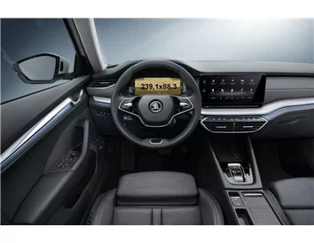 Škoda Octavia (A8) 2019 - Súčasná ochrana displeja digitálneho rýchlomera LCD-Digi 10,25" ExtraShield - 1