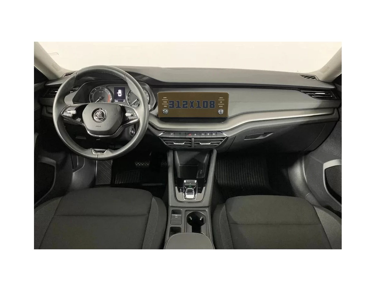 Škoda Octavia (A8) 2020 - prezentácia multimediálneho 10" krytu displeja Bolero ExtraShield - 1