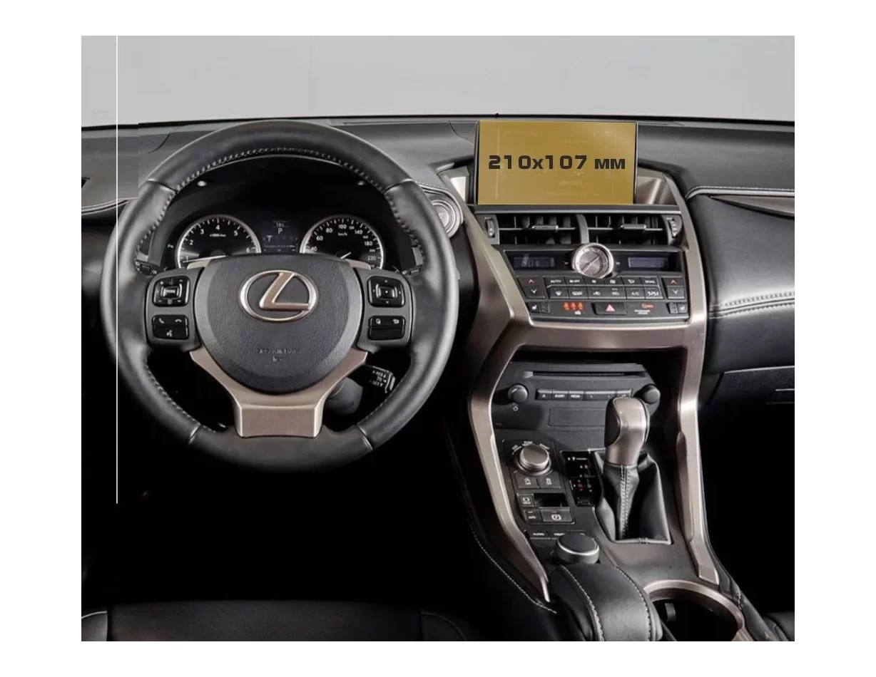 Multimediálny 7- ExtraShield chránič obrazovky Lexus NX 2014 – 2017 - 1