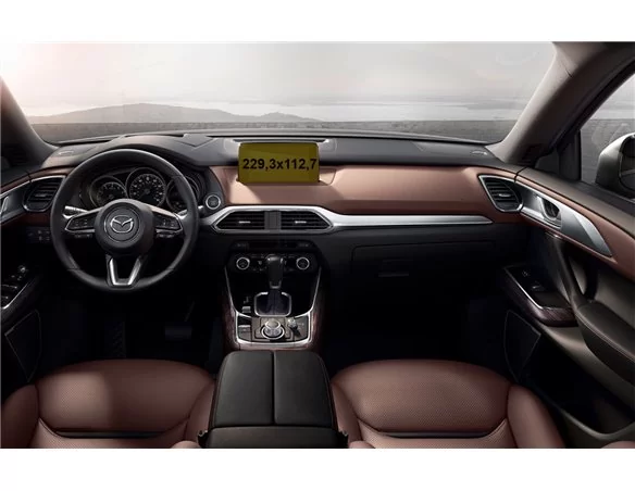 Multimediálny 8- ExtraShield chránič obrazovky Mazda CX-9 2015 – 2020 - 1