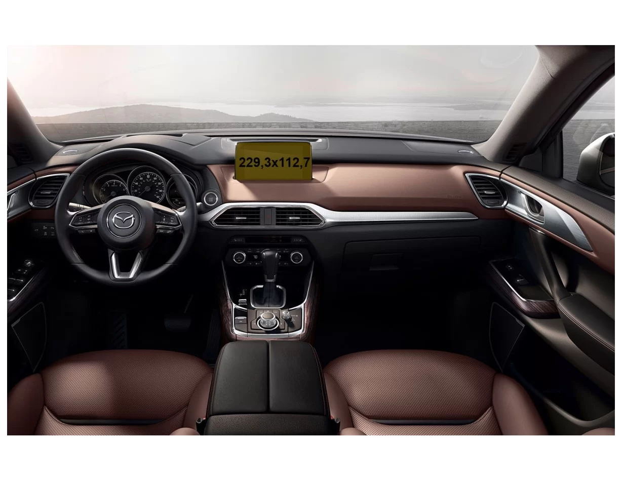 Multimediálny 8- ExtraShield chránič obrazovky Mazda CX-9 2015 – 2020 - 1