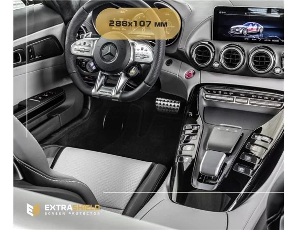Mercedes-Benz AMG GT (C190/R190) 2016 - 2020 digitálny rýchlomer 10,25" ExtraShield chránič obrazovky - 1