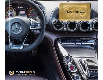Mercedes-Benz AMG GT (C190/R190) 2014 - 2018 Multimediálny 7" chránič obrazovky ExtraShield - 1