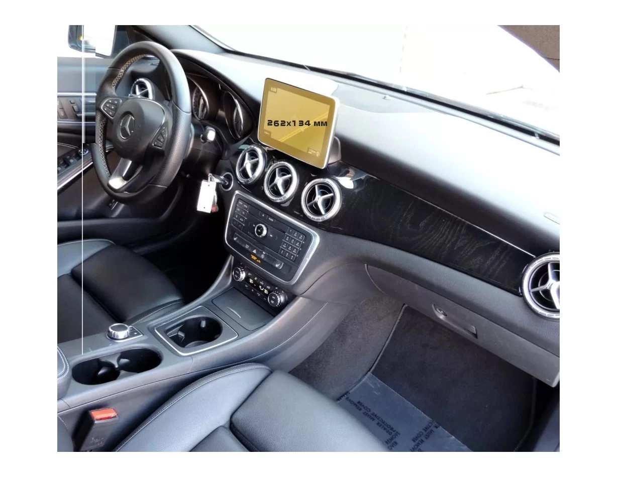 Mercedes-Benz CLA (X117/C117/X117) 2016 - 2019 Multimediálny 8-palcový chránič obrazovky ExtraShield - 1