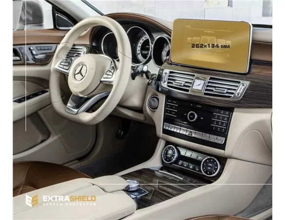 Mercedes-Benz CLS (C218/X218) 2014 - 2017 Multimediálny 8-palcový chránič obrazovky ExtraShield - 1