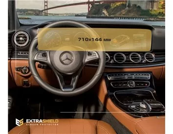 Mercedes-Benz E-class (S213/C238/A238/W213) 2016 – súčasný digitálny rýchlomer + multimediálny 12,3" ExtraShield chránič obrazov