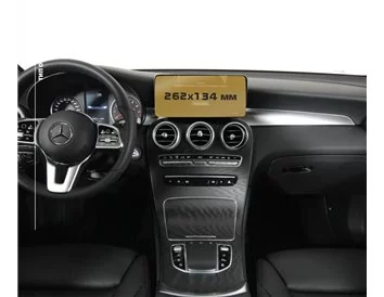 Mercedes-Benz GLC (X253/C253) 2015 - 2019 Multimediálny 8" chránič obrazovky ExtraShield - 1