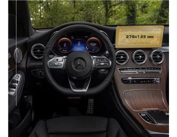 Mercedes-Benz GLC (X253/C253) 2019 – súčasný multimediálny 10,3" ExtraShield chránič obrazovky - 1