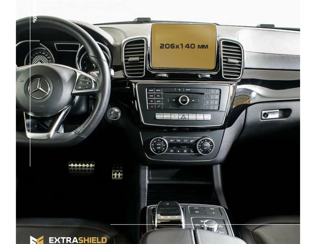 Mercedes-Benz GLE (W166/C292) 2015 - 2019 Multimediálny 8,4" chránič obrazovky ExtraShield - 1