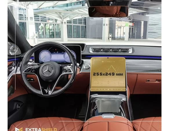 Mercedes-Benz S-class (W223/Z223) 2020 - Súčasná multimediálna 12,8" ochrana obrazovky ExtraShield - 1